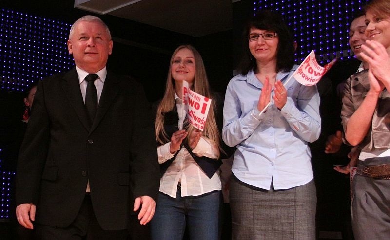Jarosław Kaczyński, prezes Prawa i Sprawiedliwości w...