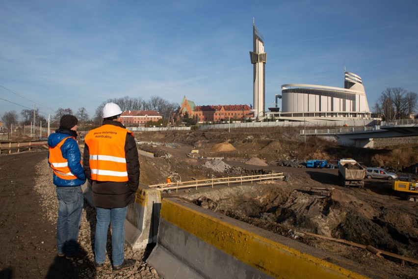 Kraków. Trasa Łagiewnicka: powstają tunele i przystanki. Niedługo zostanie przełożona Wilga [ZDJĘCIA, WIDEO] 17.01.