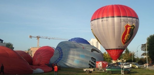 Balon &#8222;Stalowa Wola&#8221; był lisem i pierwszy musiał wystartować.