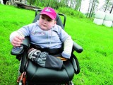 Ciechanowiec: Teraz i Kamilek śmiga na elektrycznym wózku