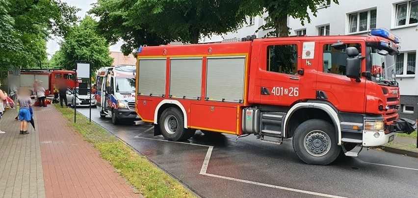 Wypadek na skrzyżowaniu w Białogardzie