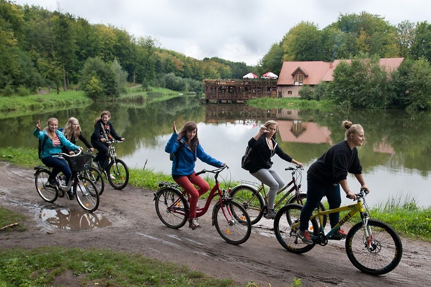 Rozpoczęcie szkolnego roku rowerowego w gimnazjum nr 4