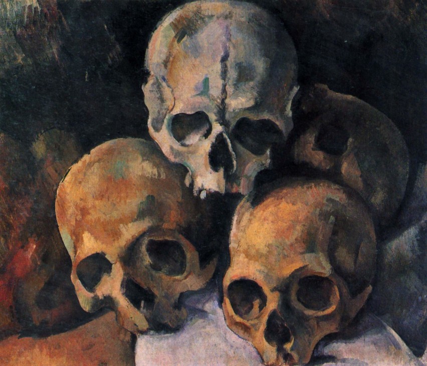 Paul Cézanne, Piramida z czaszek, 1901