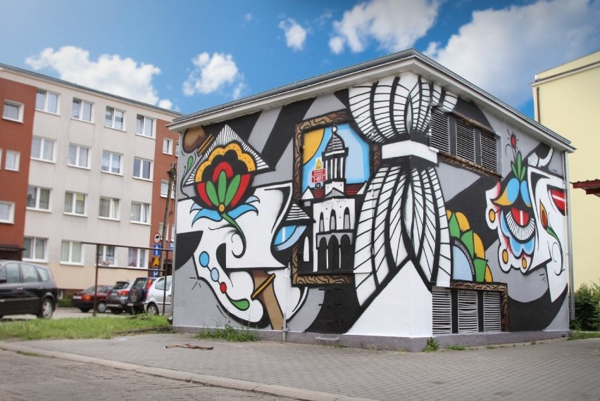 mural na ul. Harcerskiej