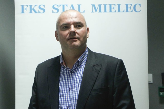 Sekretarz Stali Mielec Jacek Orłowski.