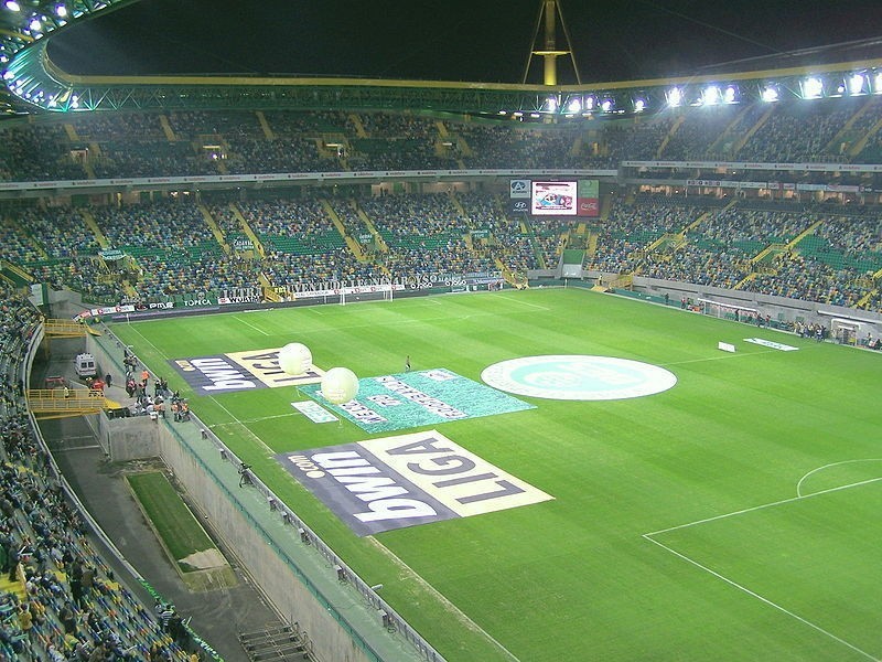 Estádio Alvalade - stadion Sportingu z zewnątrz