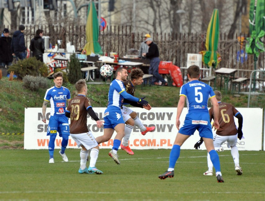 4.04.2022, Kraków: mecz II ligi Garbarnia - Motor Lublin