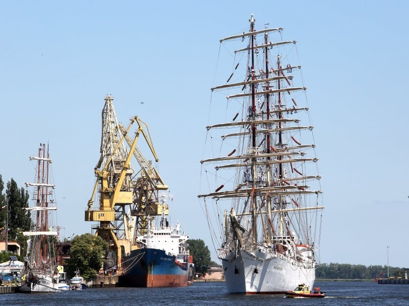 Balitc Tall Ships Regatta 2015. Pierwsze żaglowce już w Szczecinie [wideo, zdjęcia]