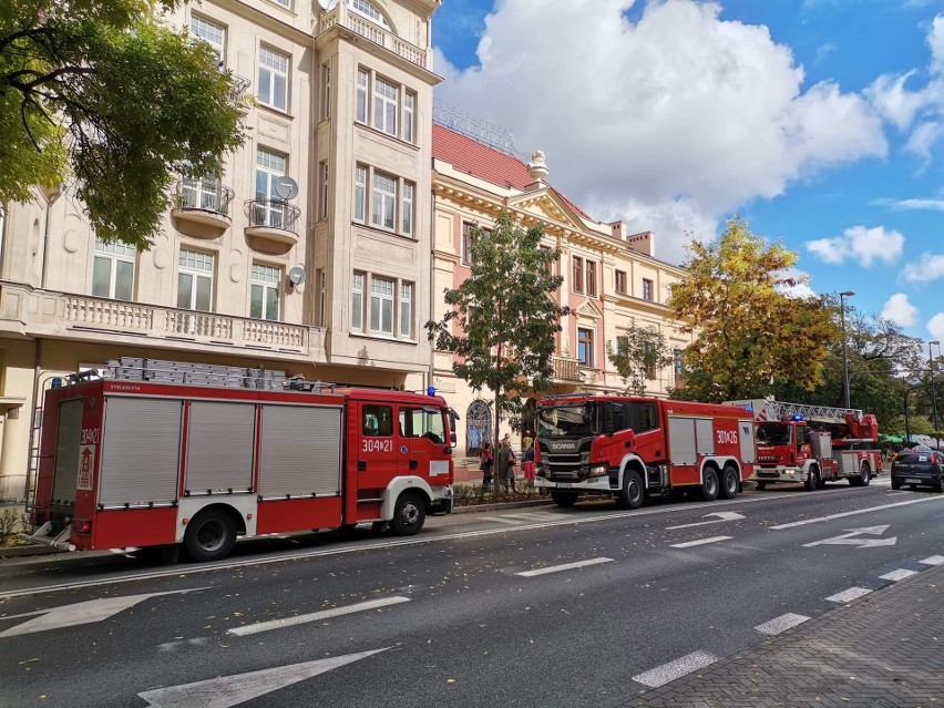 Lublin. Pożar w sądzie w centrum miasta. Ewakuowano 40 osób