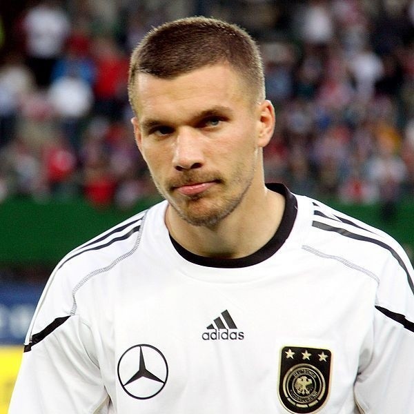 Lukas Podolski strzelił bramkę w swoim setnym meczu w reprezentacji Niemiec