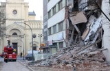 Zrujnowane budynki w Łodzi. Kamienice składają się jak domki z kart