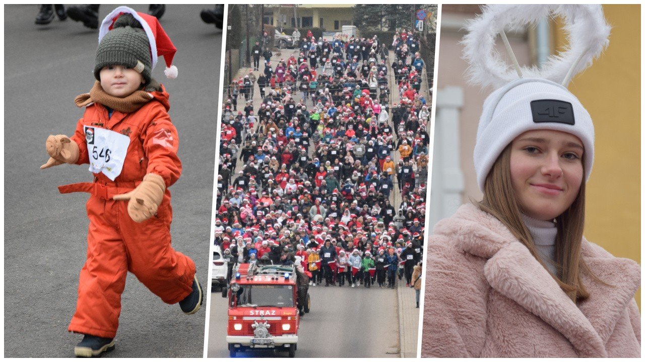 5. Bieg Mikołajkowy w Dynowie. Mikołaje pobiegli 1,7 km w szczytnym