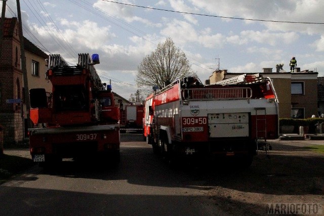 Paliła się więźba dachowa budynku jednorodzinnego.