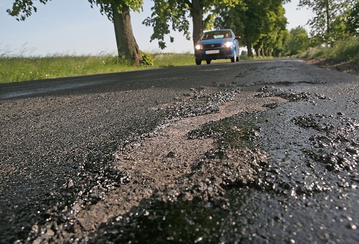 Kierowcy jadący wczoraj drogą Lubuczewo-Swochowo masowo...