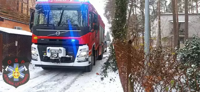 W piątek 1 grudnia strażacy gasili pożar w domu w Jedlni - Letnisku.