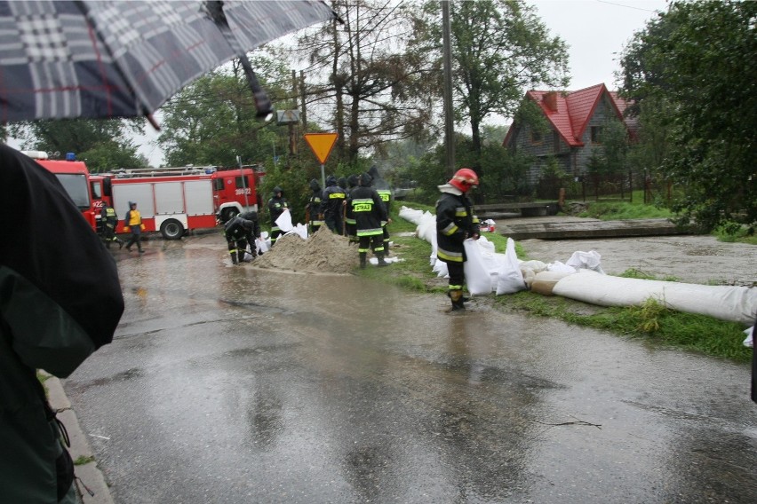 Powódź w Bieżanowie. Zdjęcia pochodzą z 2010 roku.