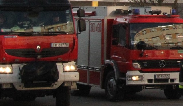 Potężny pożar w gospodarstwie w gminie Mniów. Walka z ogniem trwała kilka godzin
