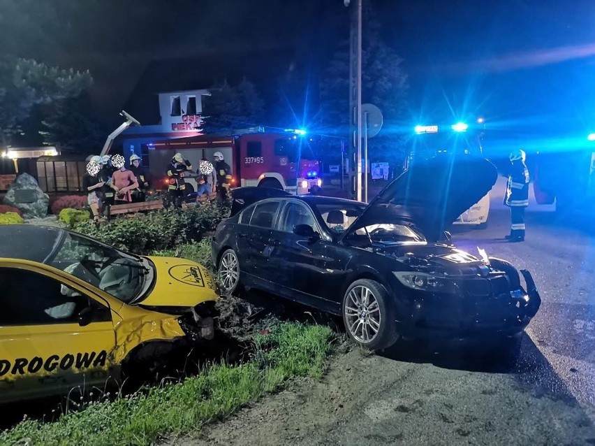 Wypadek w na pętli autobusowej w Piekarach w gminie Liszki