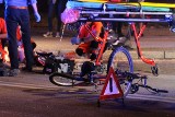 Rowerzysta w ciężkim stanie po wypadku na Sudeckiej