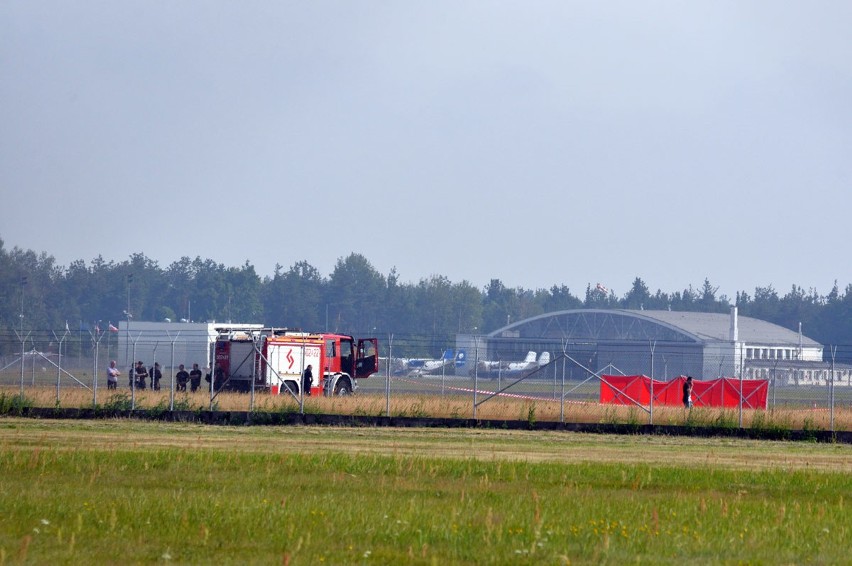 Do wypadku doszło na lotnisku w Mielcu.