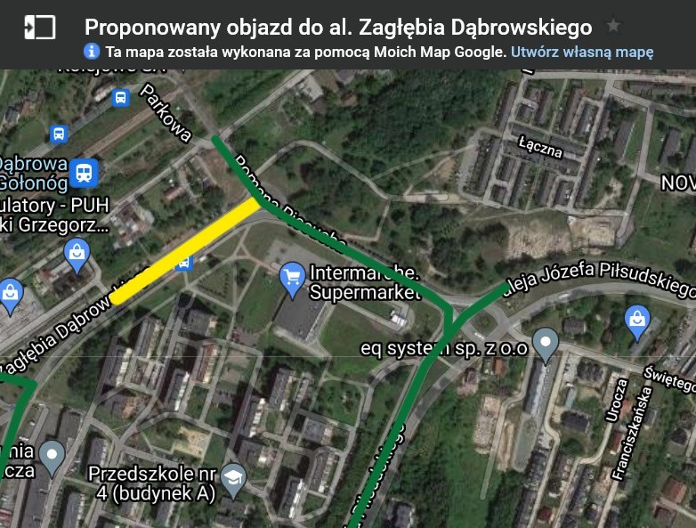 W Dąbrowie Górniczej Gołonogu powstaje centrum przesiadkowe...