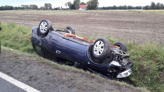 Kolizja na DK 39 Brzeg - Namysłów.