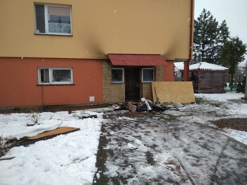 W Pawlikowicach pod Wieliczką zapaliła się domowa...