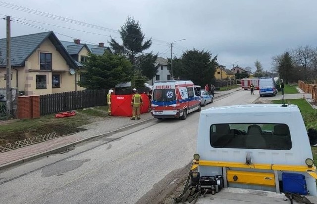 Tragiczny wypadek w miejscowości Sadków w gminie Łagów.