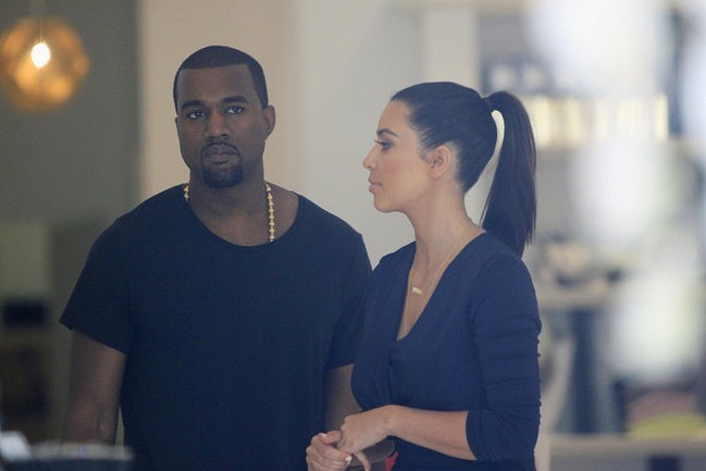 Kim Kardashian i Kanye West (fot. shutterstock)