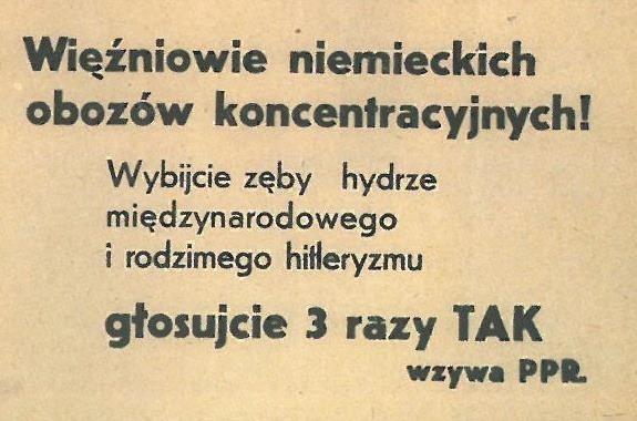 Referendum "ludowe". Wielkie wyborcze fałszerstwo komunistów. Jak przebiegało w regonie świętokrzyskim?