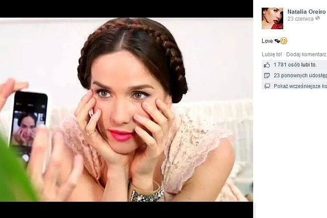 Natalia Oreiro (fot. screen z Facebook.com)