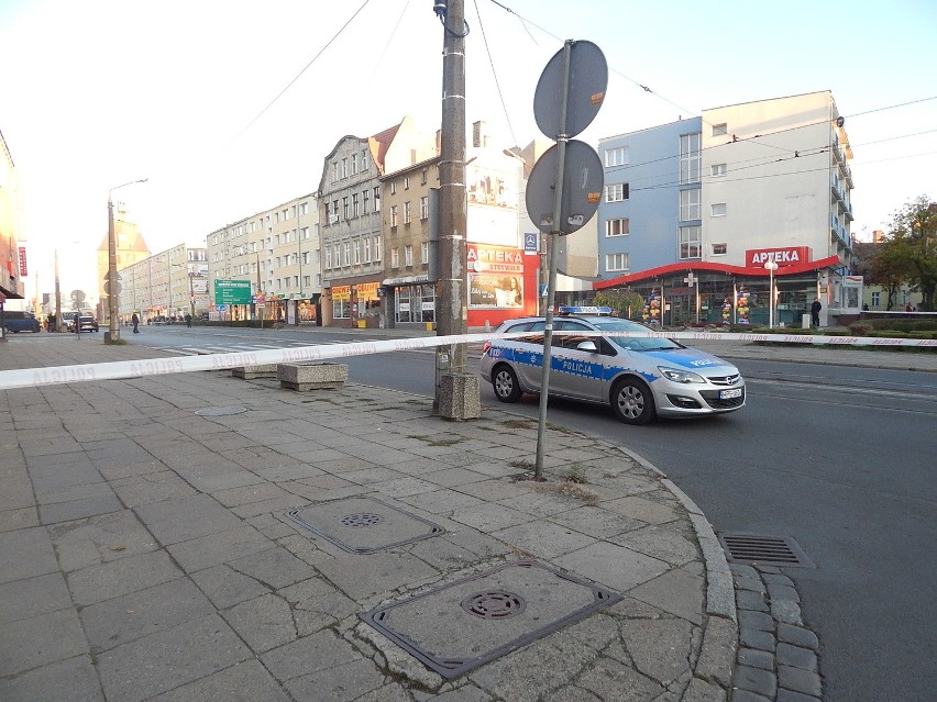 W centrum Gorzowa ktoś zostawił granat (zdjęcia)