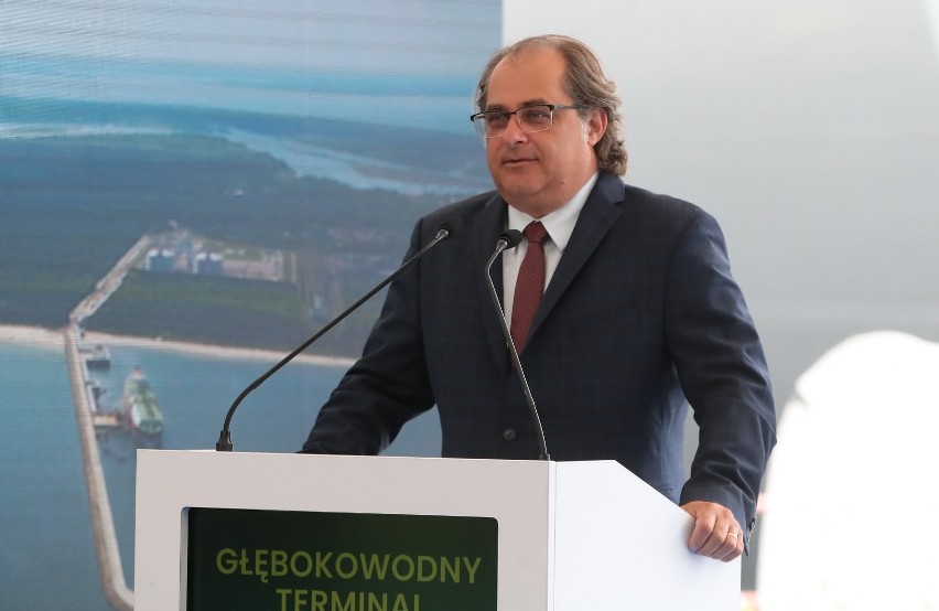 Marek Gróbarczyk, sekretarz stanu, pełnomocnik rządu ds. gospodarki wodą oraz inwestycji w gospodarce morskiej i wodnej.