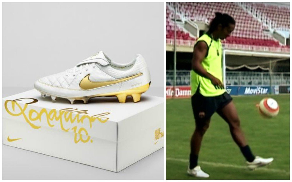 Złote buty Ronaldinho! R10 znów obija poprzeczkę (ZDJĘCIA, WIDEO) | Gol24