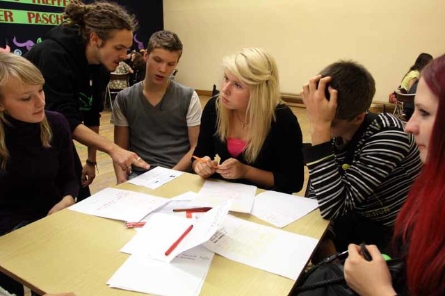 Uczniowie PG Nr 1 w Lublinie wymyślają własne rymy po niemiecku