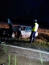 Taciewo. Wypadek na DW 652. Zderzenie dwóch samochodów. Są ranni