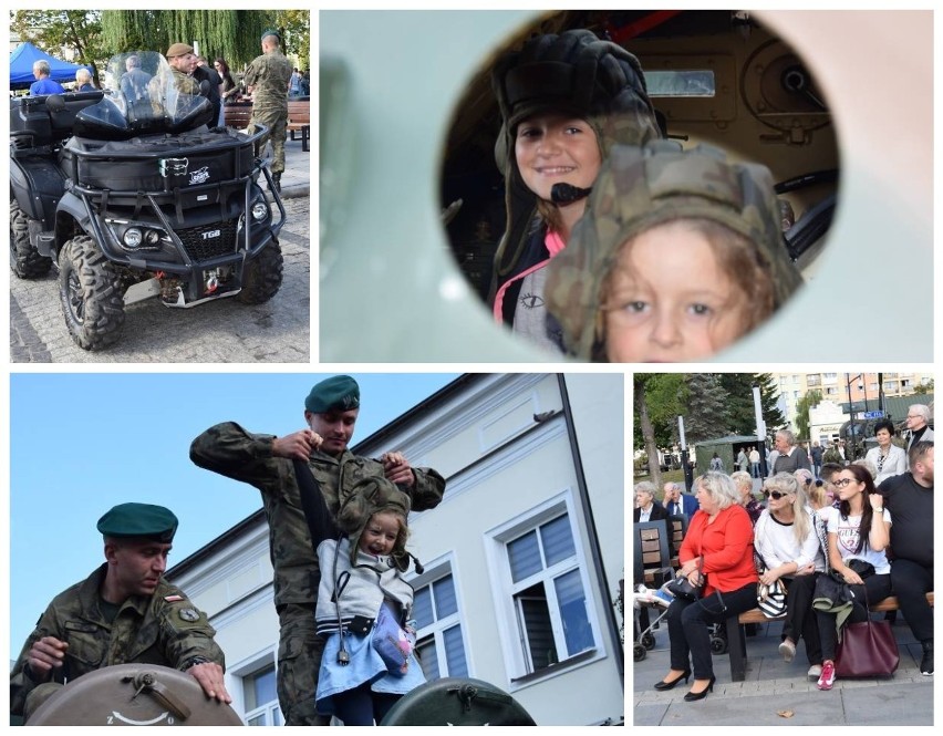 Na Placu Marii Konopnickiej odbył się piknik militarny, na...