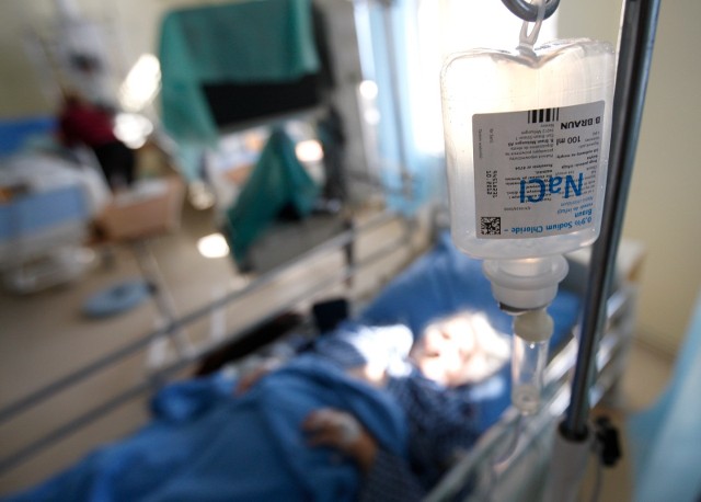 1.07.2014 rzeszo kroplowka szpital pacjent sluzba zdrowia fot