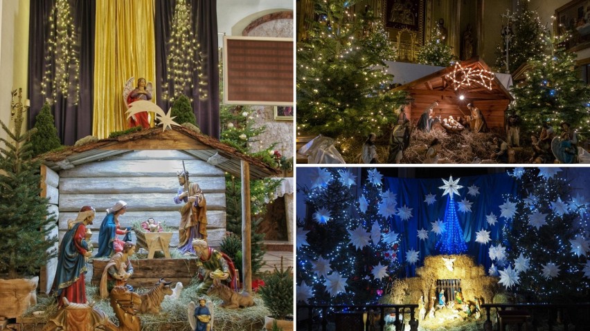 Bożonarodzeniowe dekoracje z parafii w Nowym Dziebałtowie,...