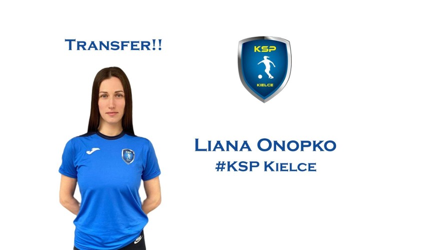Liana Onopko, była reprezentantka Ukrainy w piłce nożnej, była zawodniczka klubów ekstraklasy zagra w KSP Kielce