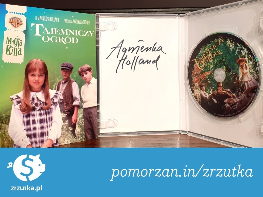 Płytę DVD z filmem „Tajemniczy ogród”  Agnieszki Holland...