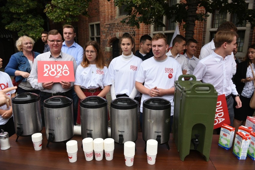 Prezydent RP Andrzej Duda odwiedził dziś (29.06) Toruń. Ze...