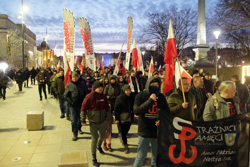 Ulicami Lublina przeszedł Marsz Pamięci Żołnierzy Wyklętych. Zobacz zdjęcia