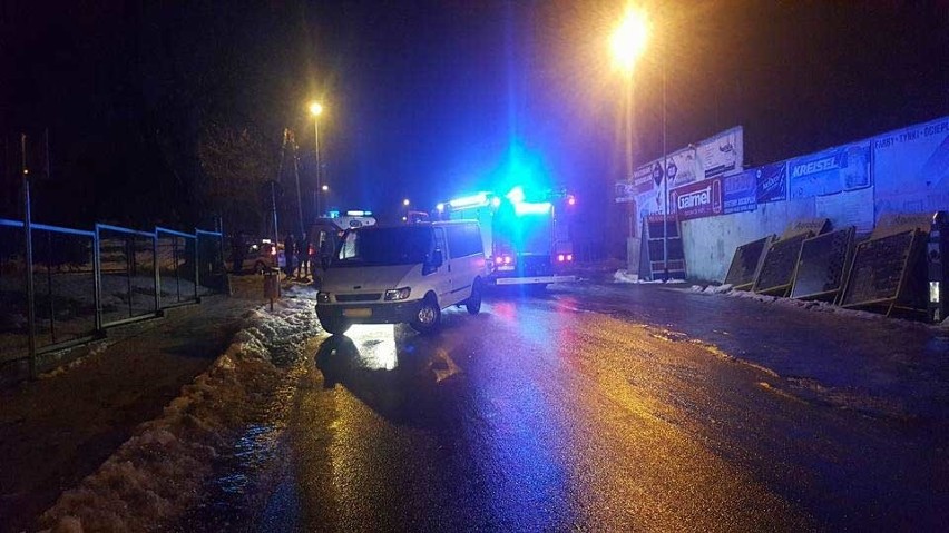 Wypadek w Białym Borze.