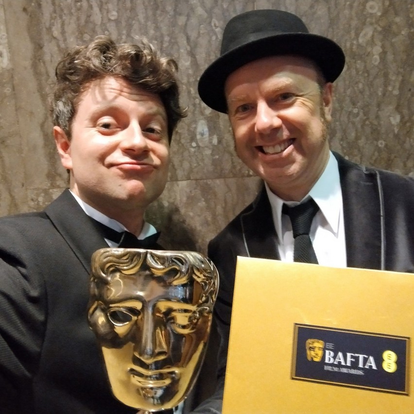 Mateusz Stasiak i Tarn Willers na gali rozdania nagród BAFTA...