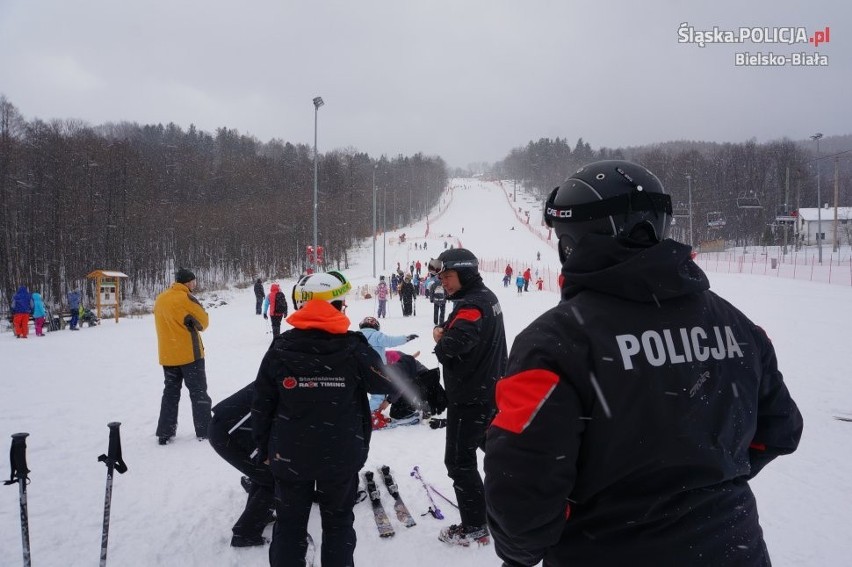 Policja uczyła bezpiecznych zasad jazdy na nartach
