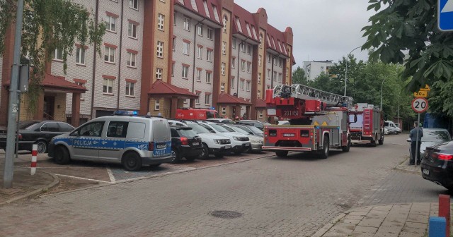 Trzy zastępy zostały wezwane do pożaru na ul. Ślusarskiej w Białymstoku. Na szczęście to był fałszywy alarm