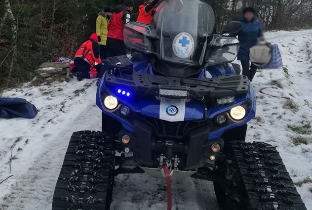 Krynica - Zdrój. Ratownicy GOPR ocalili dwójkę turystów. Ich działania wspomogła aplikacja Ratunek. [ZDJĘCIA]