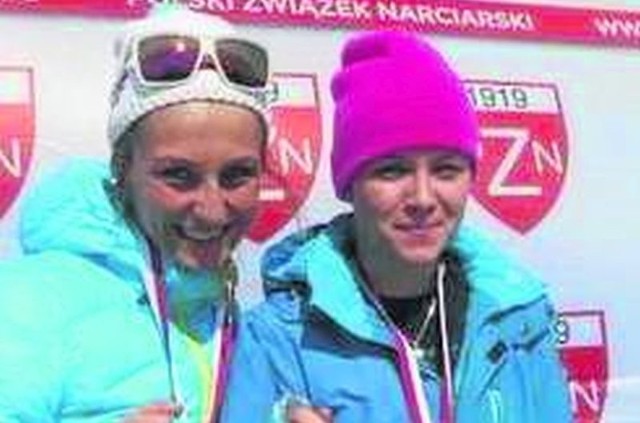 Marcela Marcisz (z lewej) i Andżelika Szyszka wywalczyły na mistrzostwach Polski srebro w sztafecie drużynowej