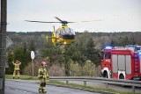 Wypadek na DK 10 w Sadkach niedaleko Nakła. Dwie osoby ranne